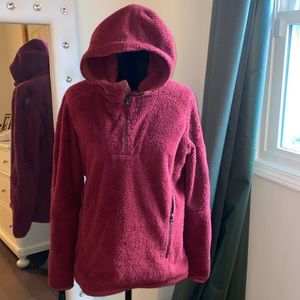 Kuhl cozy hooded 1/4 zip jacket - nice & cozy for hiking & campouts